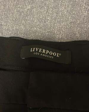Liverpool Los Angeles Black Tailored Trousers - Size M